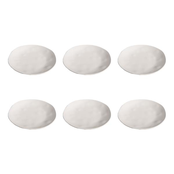Tar Hong Organic Melamine Salad Plates, Set of 6