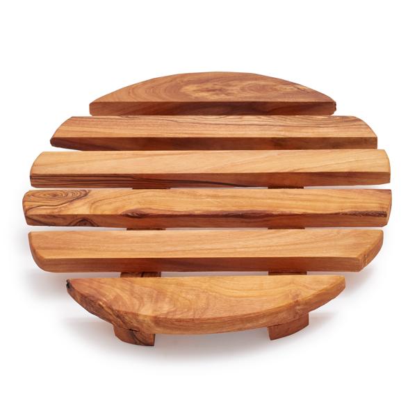 Sur La Table Italian Olivewood Round Trivet