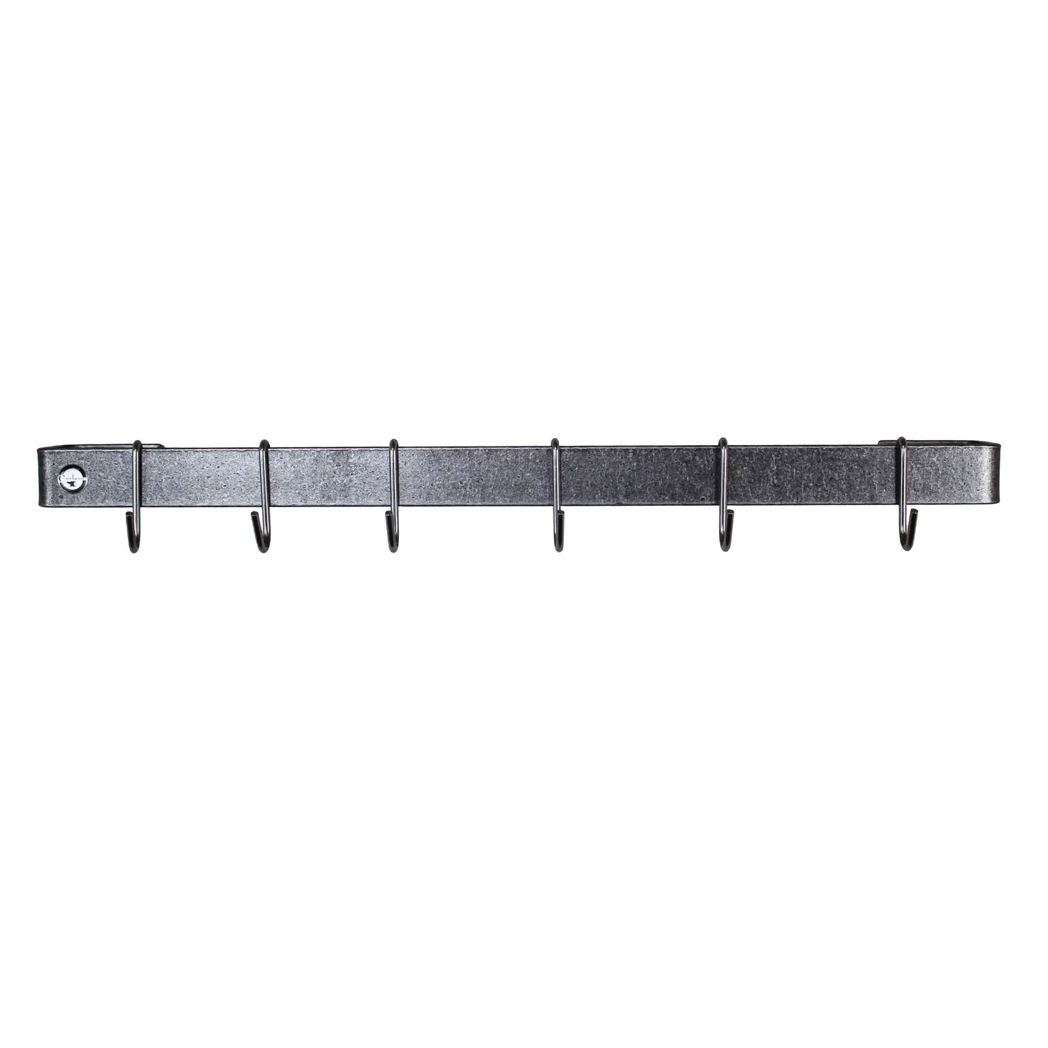 Enclume Classic Hammered Steel Utensil Bar Wall Racks