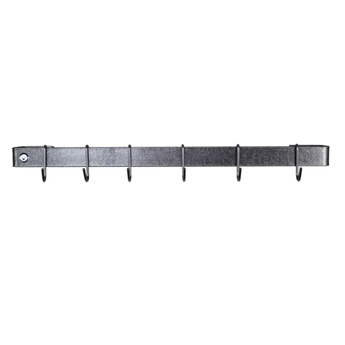 Enclume Classic Hammered Steel Utensil Bar Wall Racks