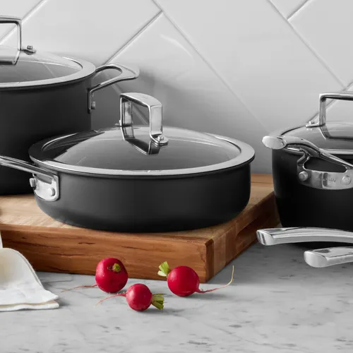 Sur La Table Classic Hard Anodized Ceramic Nonstick 10-Piece Cookware Set
