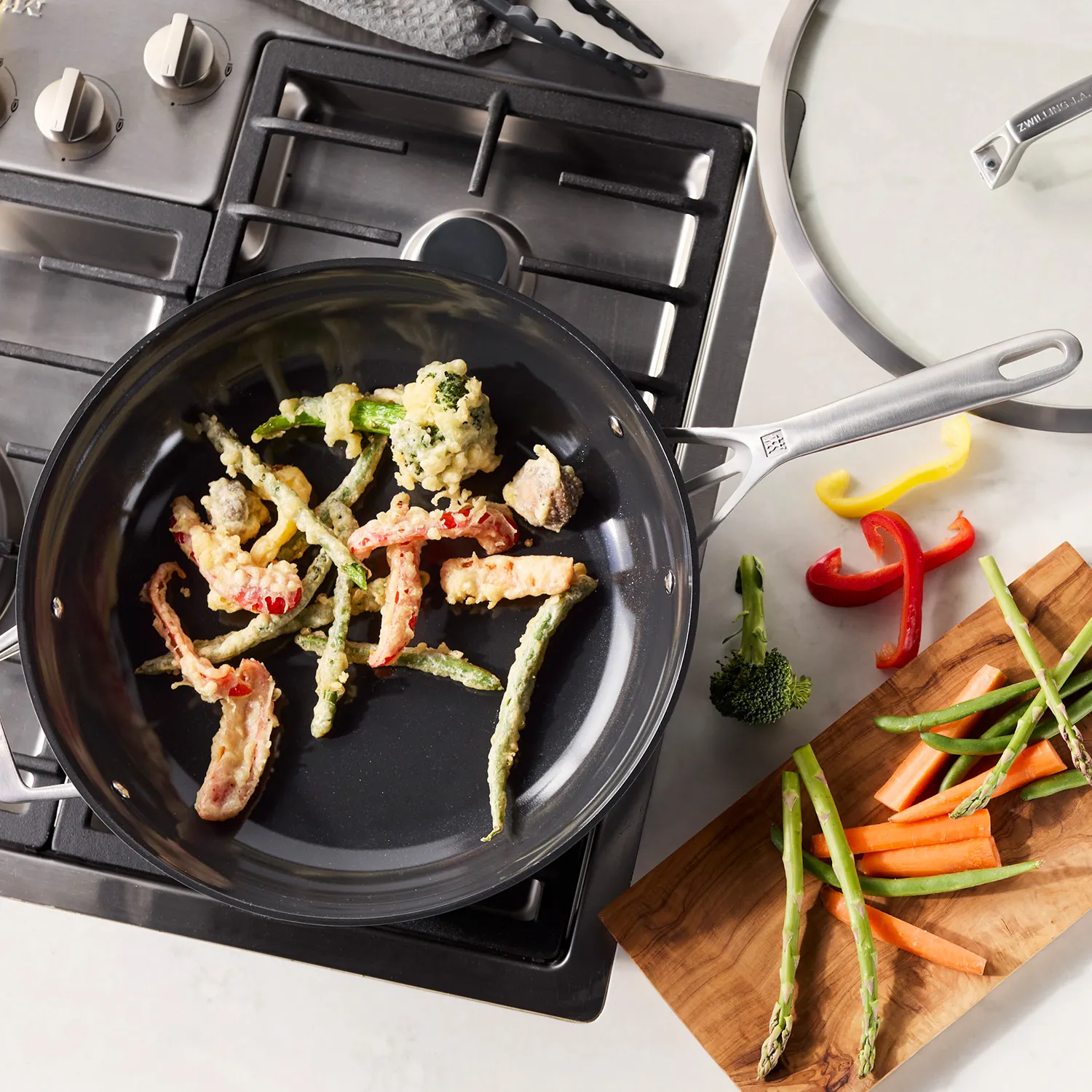 Zwilling Motion Hard-Anodized Ceramic Nonstick Sauté Pan, 5 qt.