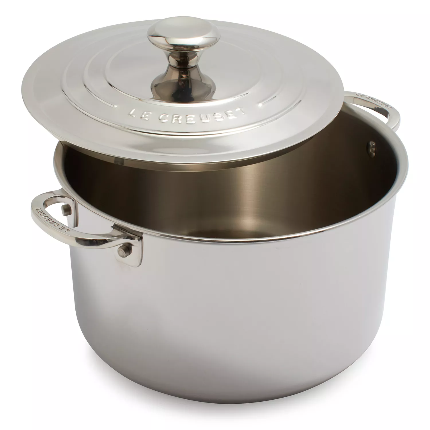 Optio Stock Pot with Cover, 18 quart, 11'' dia., 11'' deep, induction  ready, stainless
