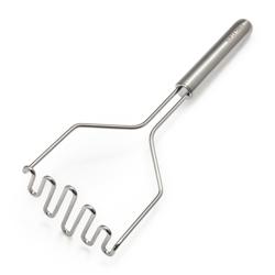 Sur La Table Stainless Steel Potato Masher The stainless steel is great quality and the sturdiness makes it very easy to mash anything