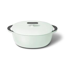 Caraway Enameled Cast Iron Oval Dutch Oven, 8.5 qt. 