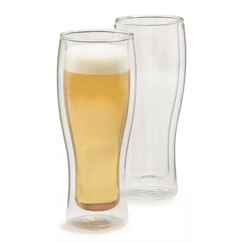Zwilling J.A. Henckels Sorrento Double-Wall Beer Glasses, 14 oz., Set of 2 Zwilling J.A. Henckels Sorrento Double-Wall Beer Glasses, 14 oz., Set of 2