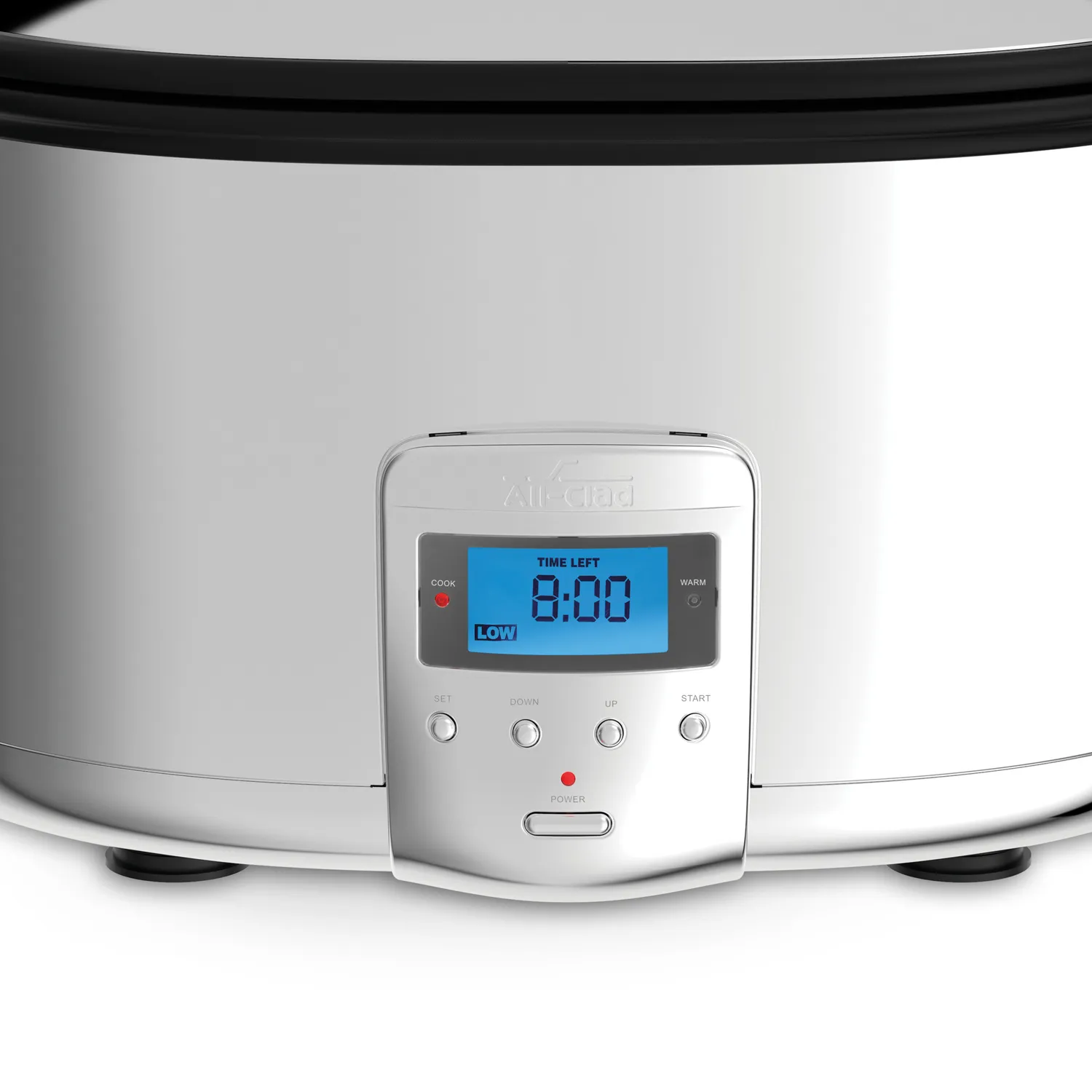 All Clad Stainless Steel Digital Slow Cooker, Nonstick Ceramic Coating, 7 qt.
