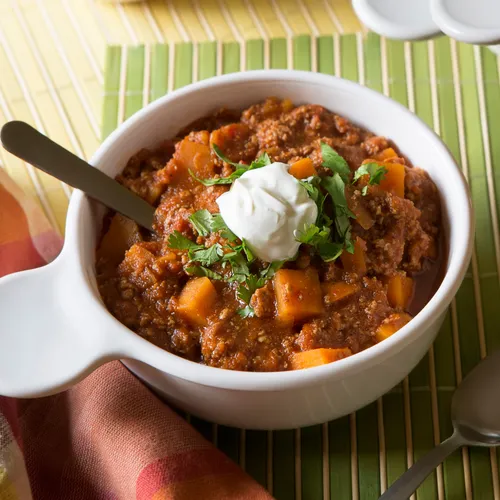 Sweet Potato and Chorizo Chili