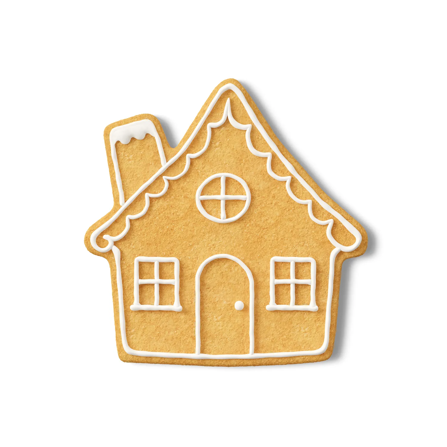 Sur la table Gingerbread House Copper-Plated Cookie Cutter