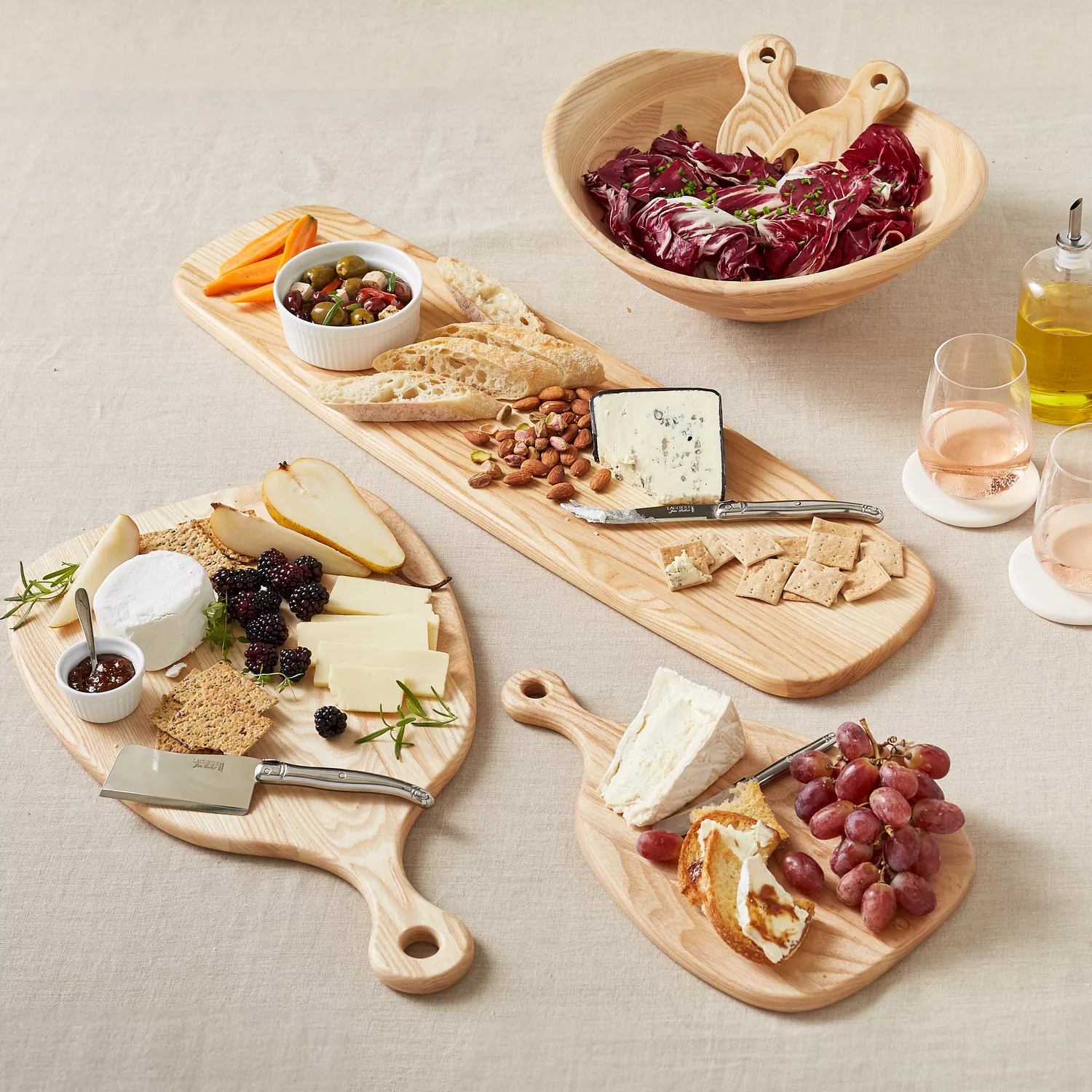 Sur La Table Ash Wood Cheese Paddle