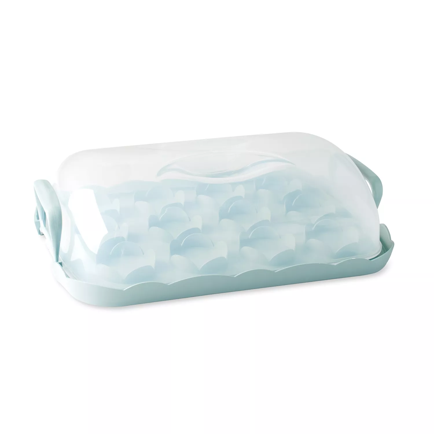 NORDIC WARE Bundt Cake Keeper Clear Twist Lock Cake Keeper Storage