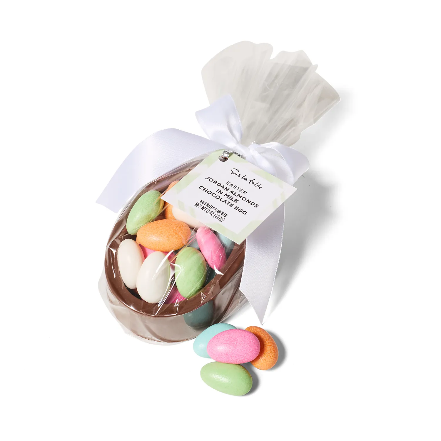 Sur La Table Easter Jordan Almonds in Milk Chocolate Egg