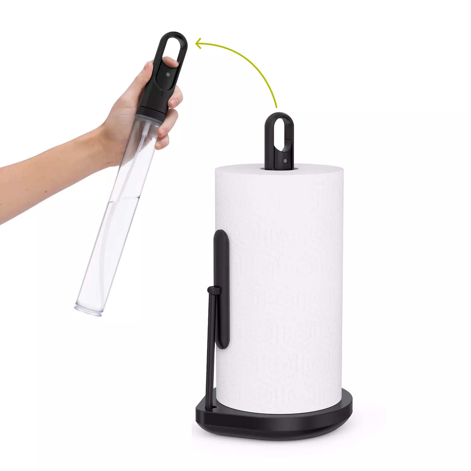 Simplehuman Paper Towel Holder with Spray Pump