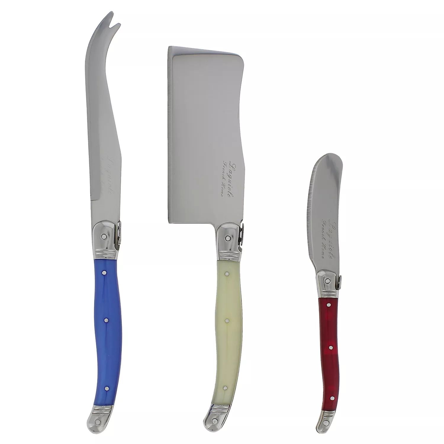 French Home 7 Piece Laguiole Jewel Colors Cheese Knife and Spreader Se –  frenchhome