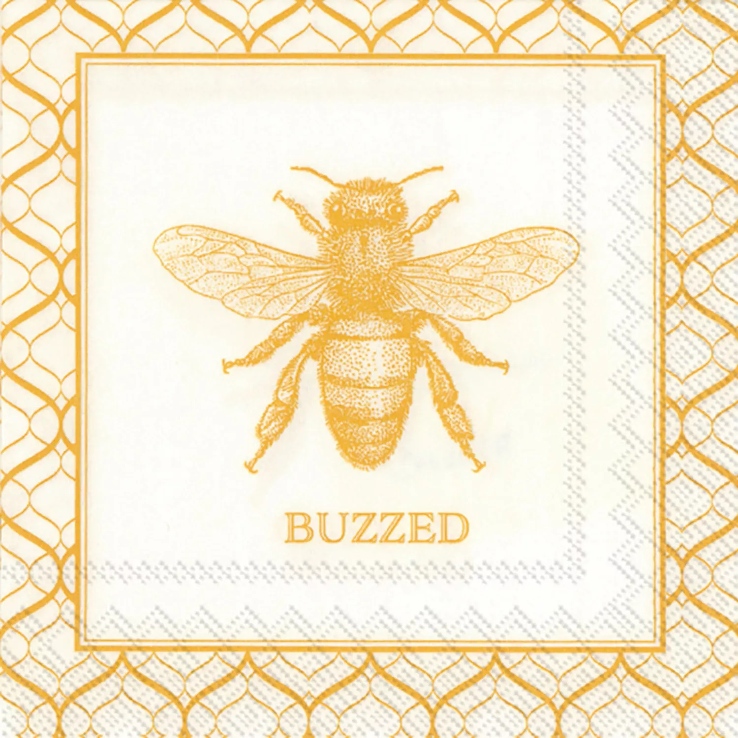 Buzzed Bee Cocktail Napkins, Set of 20 | Sur La Table
