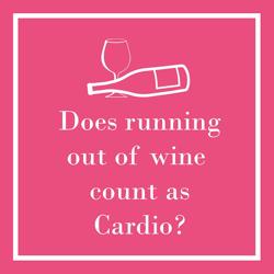 Paper Products Wine Cardio Cocktail Napkins, Set of 20
