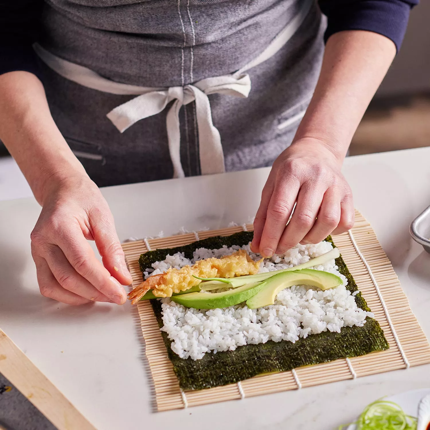 Rectangular Wood Sushi Press for Making Perfect Sushi Rolls