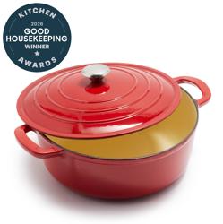 Sur La Table Enameled Cast Iron Round Wide Dutch Oven, 7 qt. Love my new Dutch oven