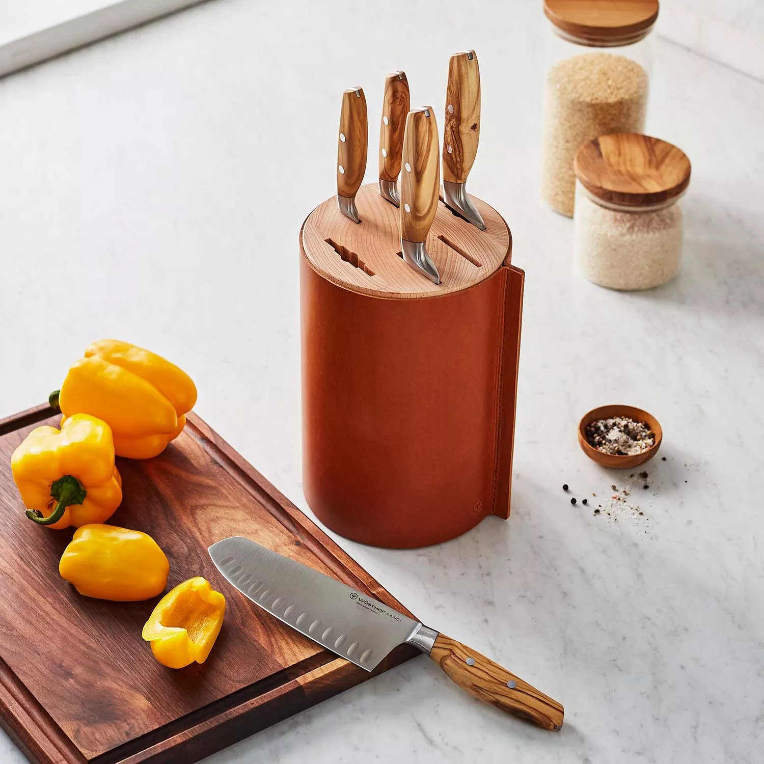 WÜSTHOF Amici 6-Piece Knife Block Set