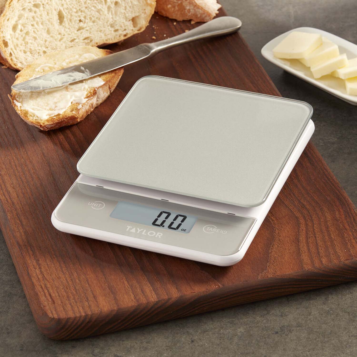Taylor Digital Glass Kitchen Scale, 11 lb.