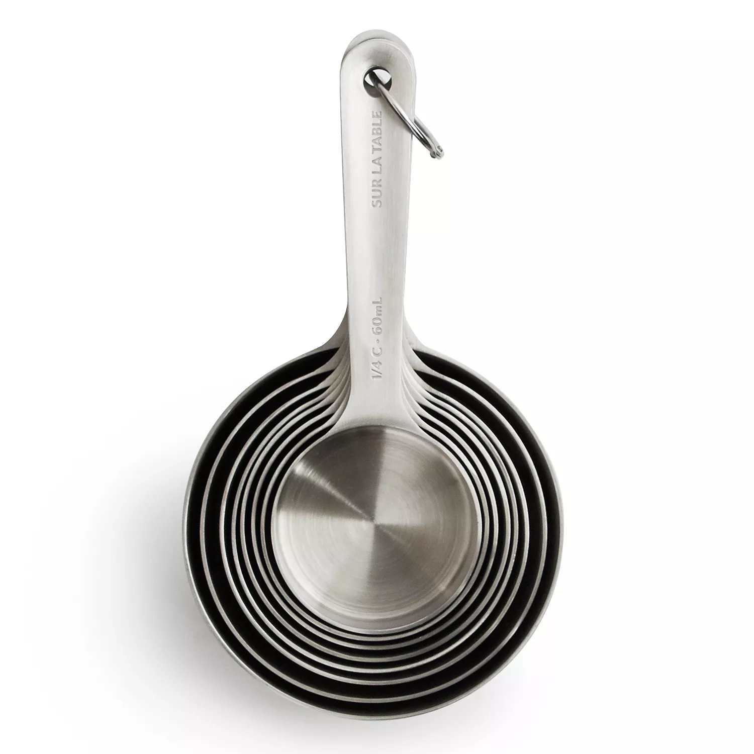 Sur La Table Stainless Steel Measuring Cups, Set of 8
