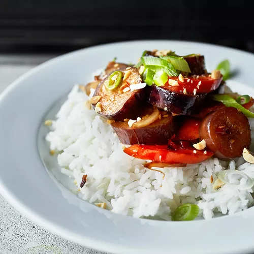 Stir Fried Japanese Eggplant