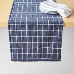 Sur La Table Recycled Check Runner Table runner