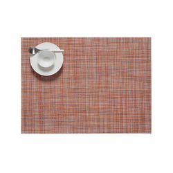 Chilewich Mini Basketweave Placemat, 19" x 14" We use these both on our stainless island top and our wood dining table
