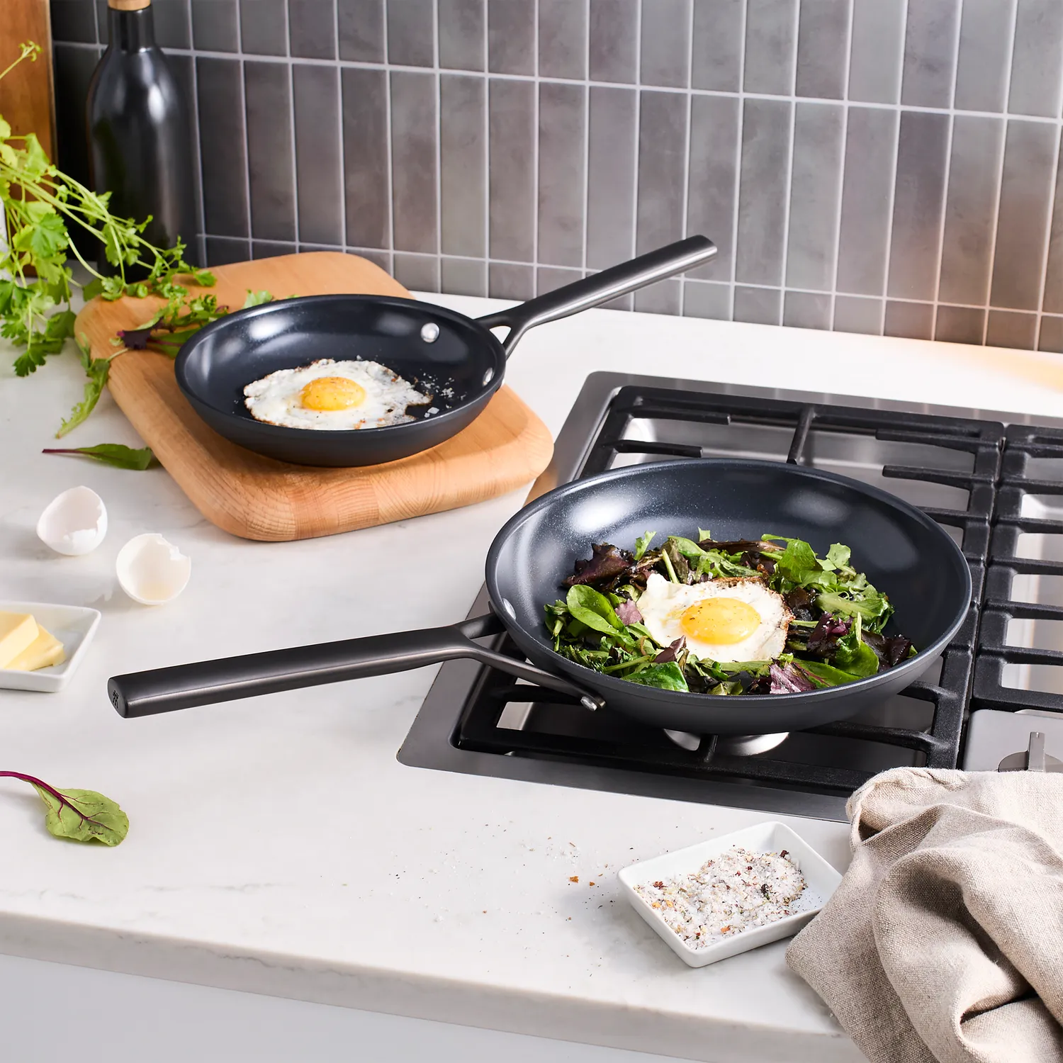 Zwilling Milano Ceramic Nonstick Set of 2 Skillets, 8" & 10"