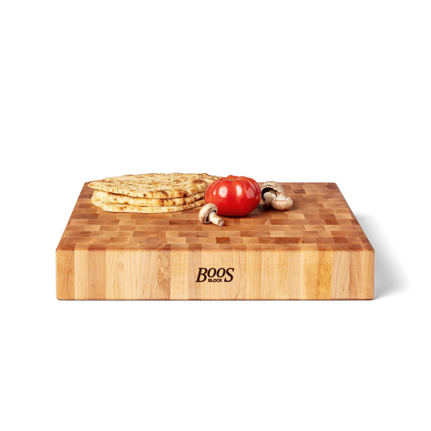 John Boos Maple End-Grain Square Cutting Boards, 1.75" Thick 