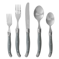 French Home Laguiole Stainless Steel Flatware, 20-Piece Set