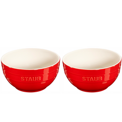 Staub Ceramic Bowls, Set of 2