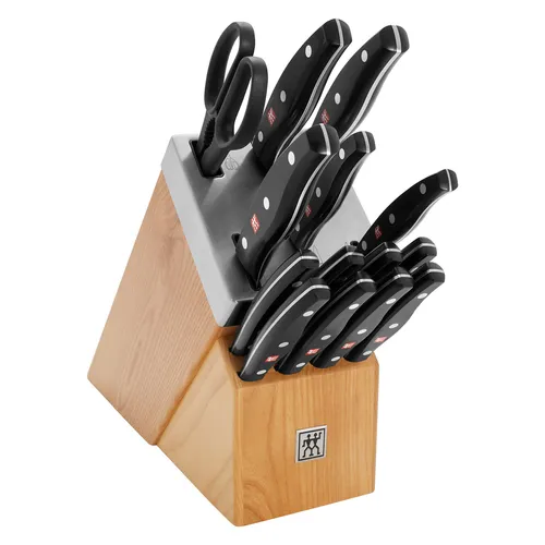 Zwilling Twin Signature 15-Piece Self-Sharpening Knife Block Set