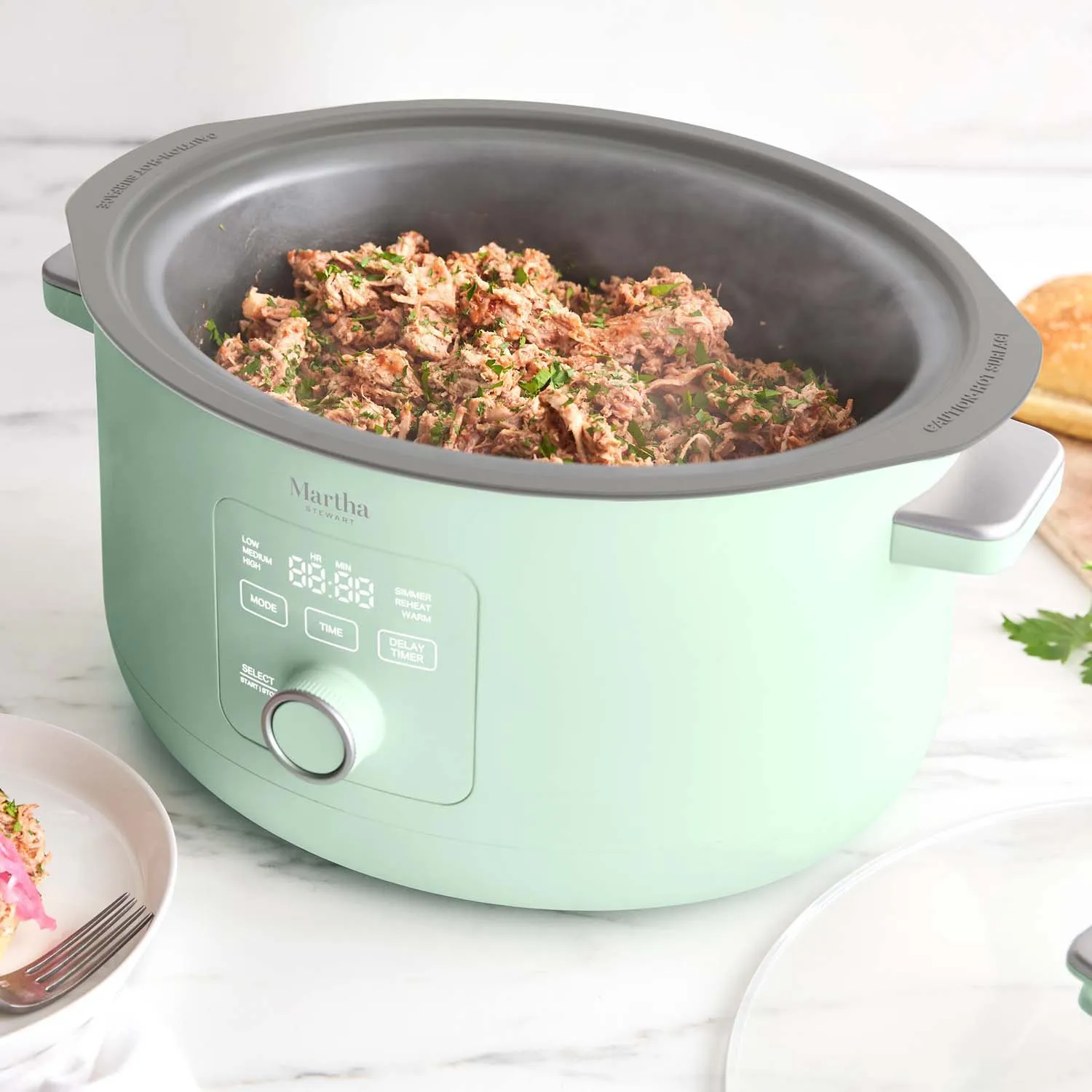 Martha Stewart by GreenPan Slow Cooker, 8qt.