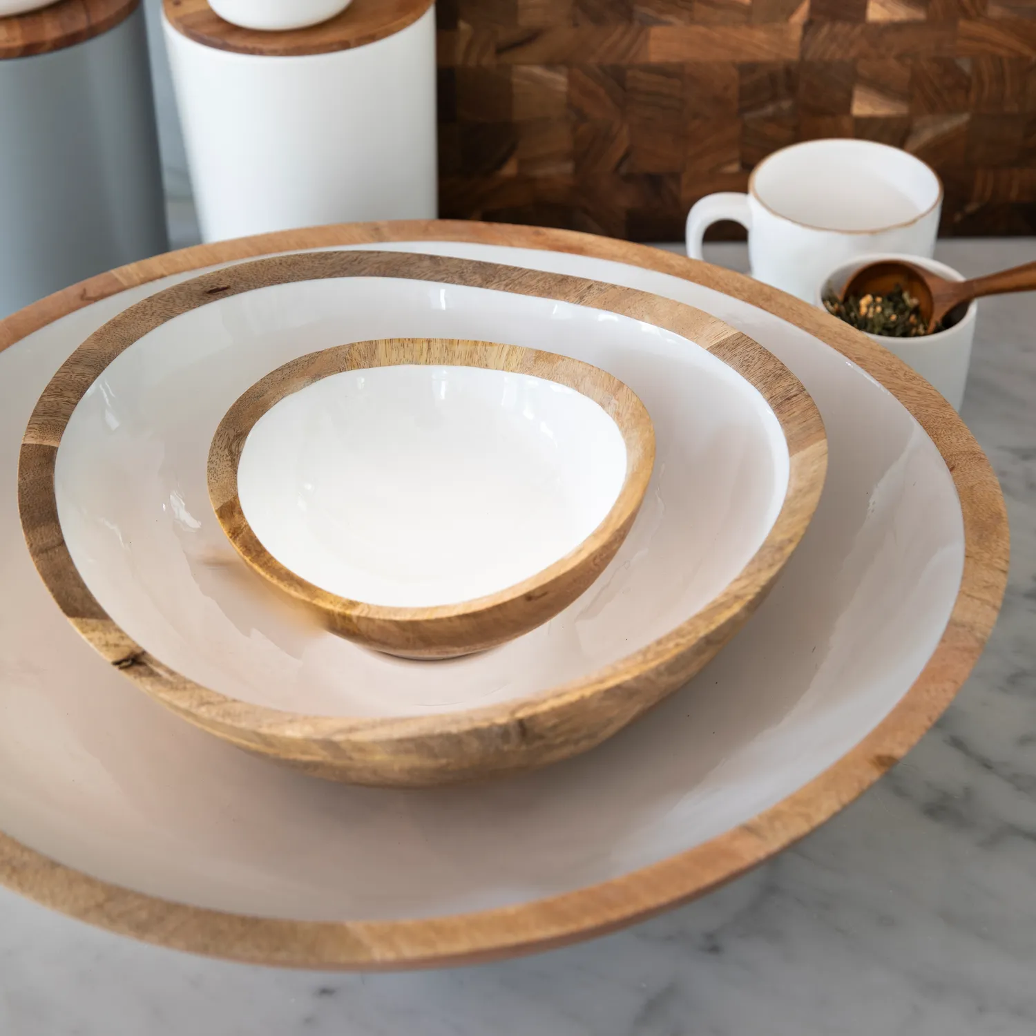 Be Home Madras Serving Bowl