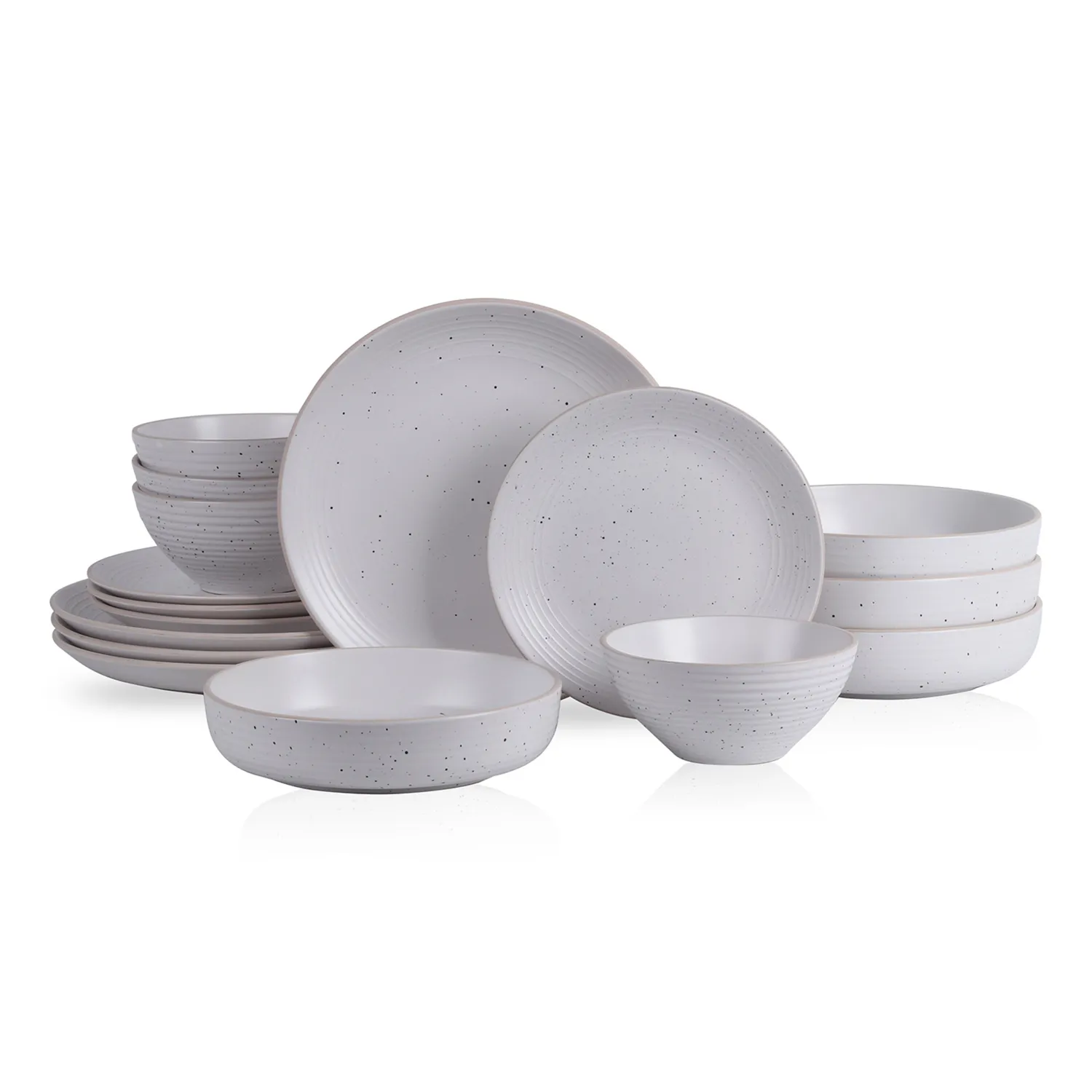 Stone Lain Lauren Stoneware 16-Piece Dinnerware Set