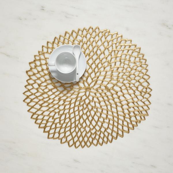 Chilewich Pressed Dahlia Placemat, 14" - thumbnail 2
