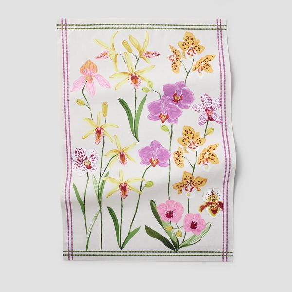 Sur La Table Orchid Kitchen Towel