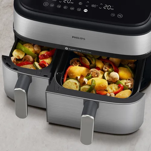 Philips 5000 Series Dual-Basket Airfryer with Steam