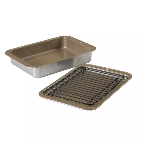 Nordic Ware 3-Piece Toaster Oven Grilling and Baking Set