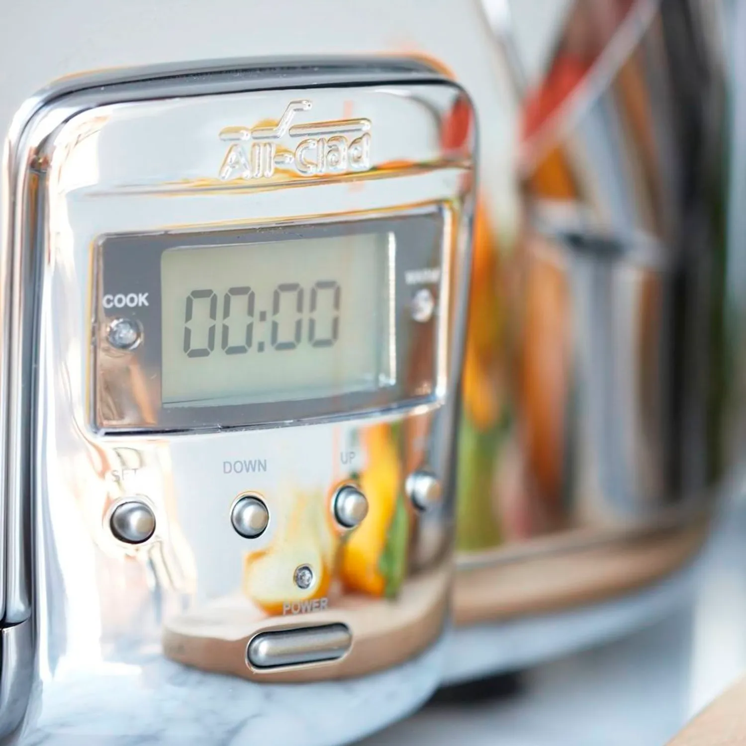 All Clad Stainless Steel Digital Slow Cooker, Nonstick Ceramic Coating, 7 qt.