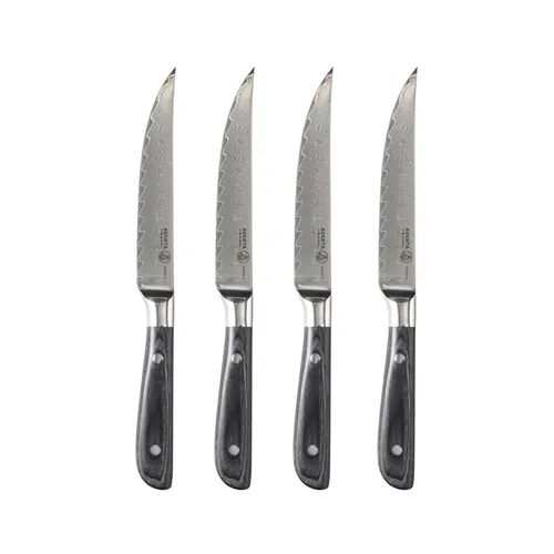 Messermeister Avanta Damascus Steak Knives, Set of 4 