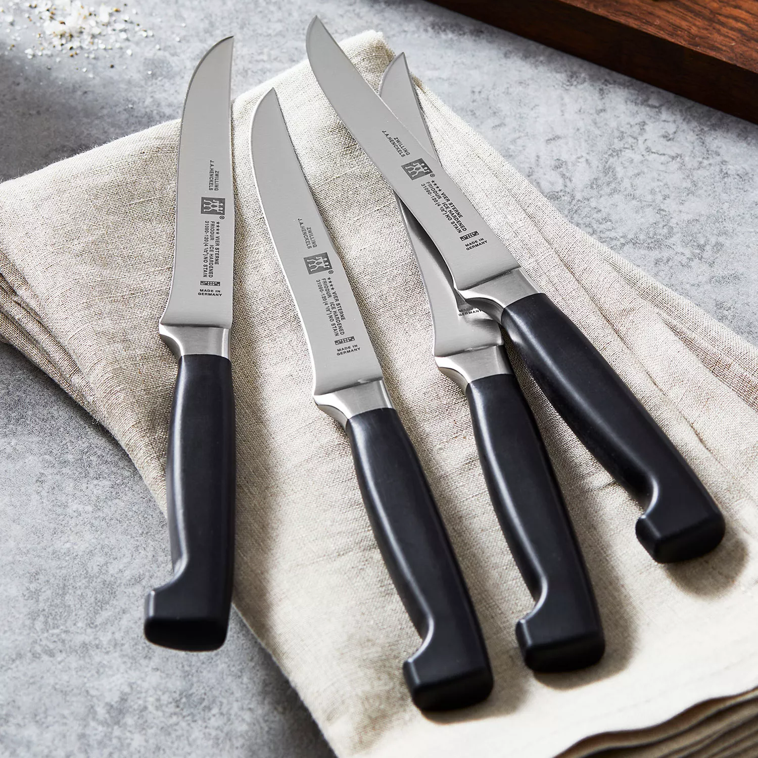 Zwilling J.A. Henckels Four Star Eco Steak Knives, Set of 4