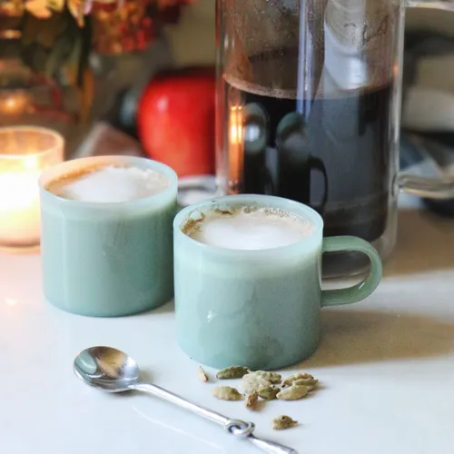 French Press Cardamom Spiced Coffee