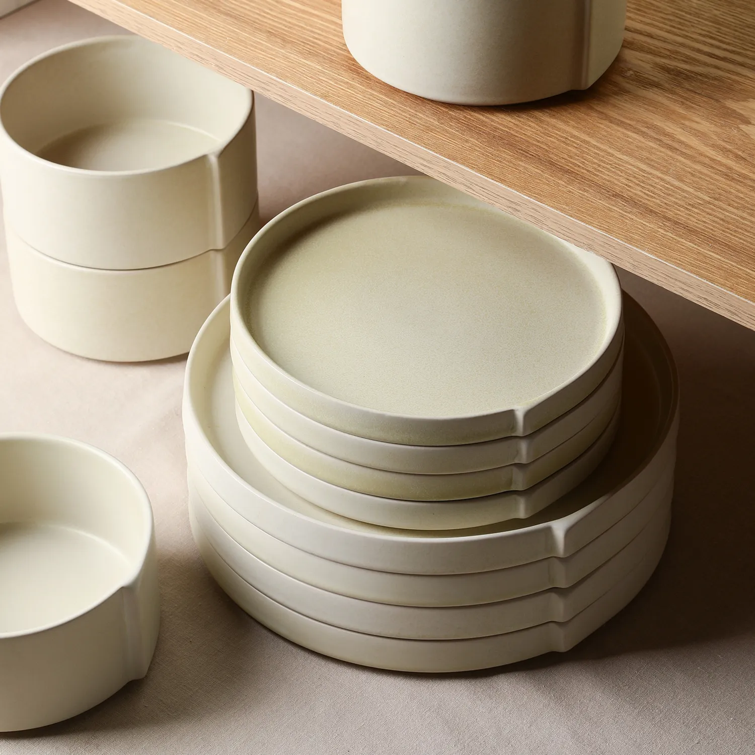 Stone Lain Bao Stoneware 12-Piece Dinnerware Set