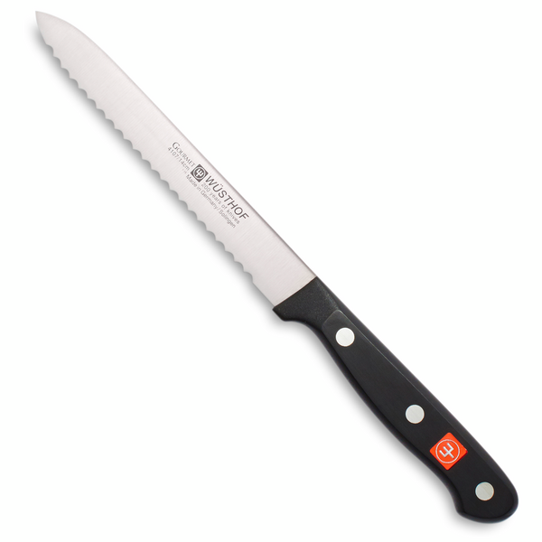 W&#252;sthof Gourmet Serrated Utility Knife, 5&#34;