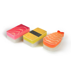 Fred Wasabi Sushi Sponges, Set of 3 Great gift for a sushi lover