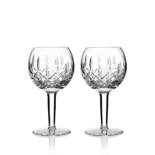 Waterford Lismore Balloon Wine, Set of 2