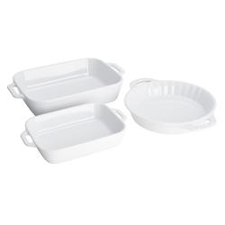 Staub 3-Piece Stoneware Baking Set I love this casserole/bakeware set