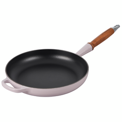 Le Creuset Enameled Cast Iron Alpine Wood Handled Skillet, 10.25"